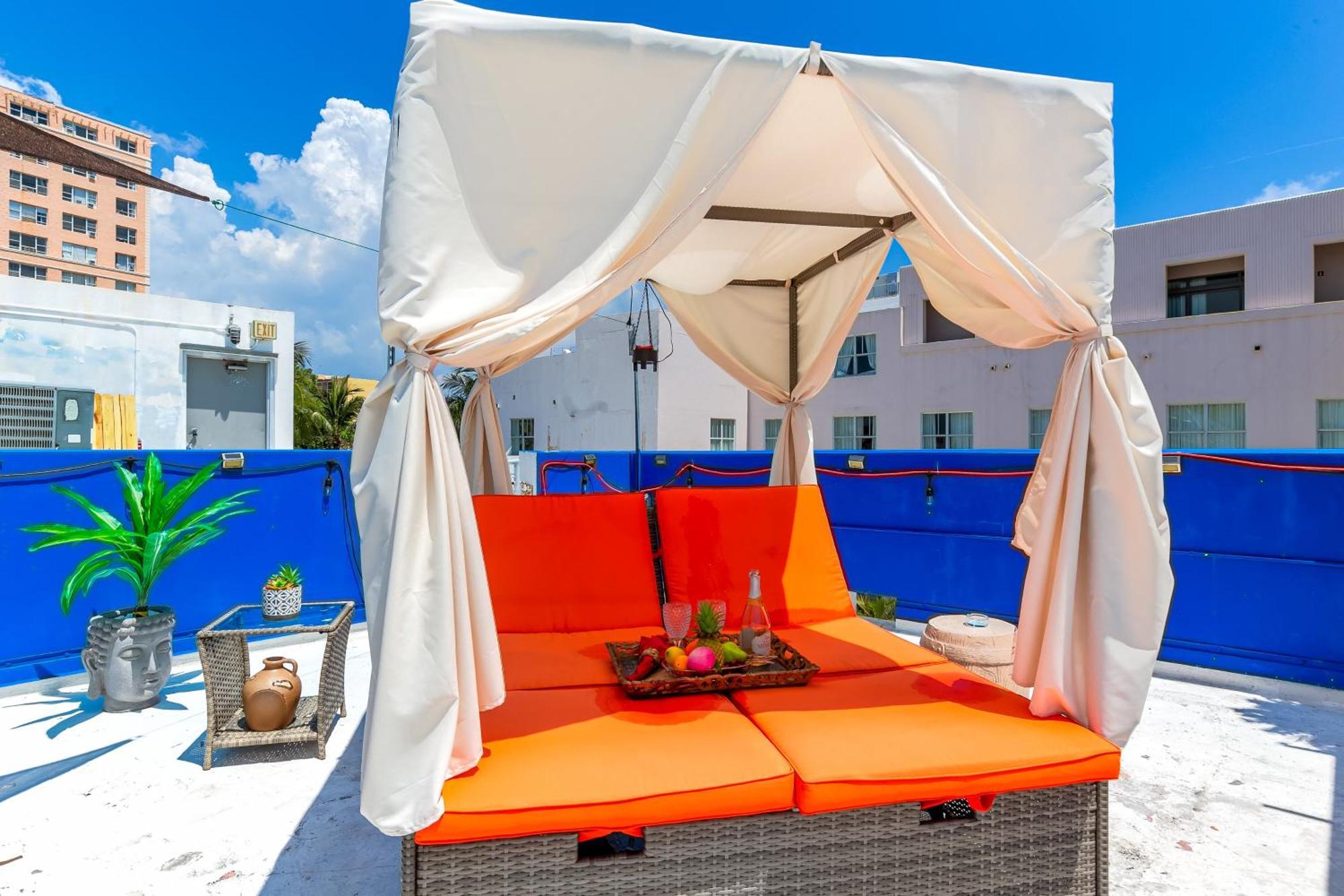 2Bedroom 2Bath Loft Exclusive Rooftop&Jacuzzi,1Block From Beach 迈阿密海滩 外观 照片